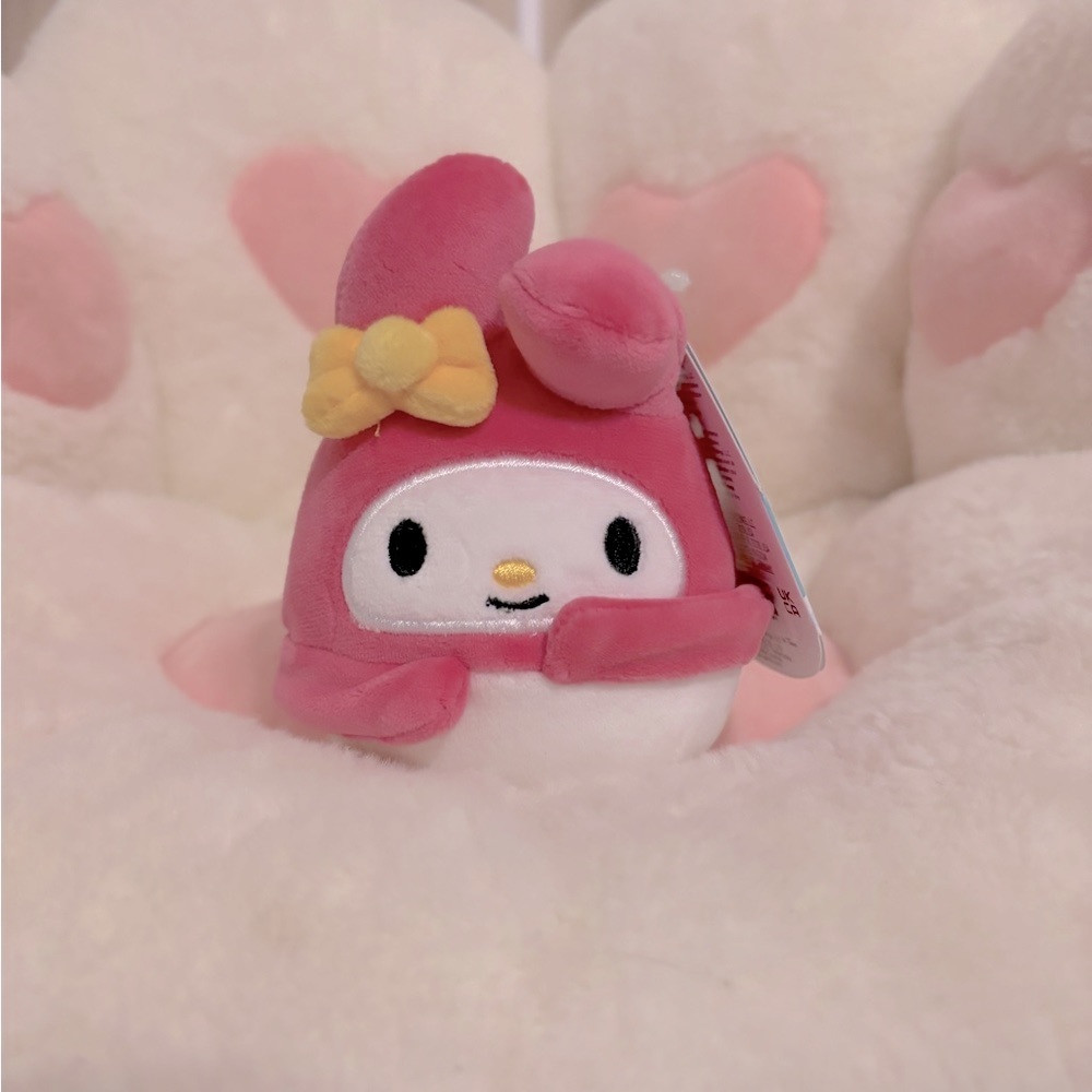 NEW My Melody Hello Kitty Squishmallow Clip